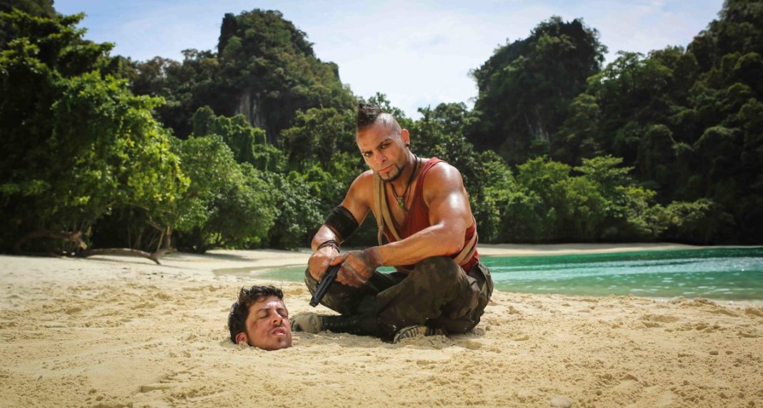 A still from the video game Far Cry