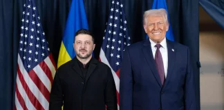 Володимир Зеленський і Дональд Трамп під час зустрічі у Нью-Йорку