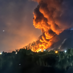 The «Edelweiss-95» oil depot is on fire in the Russian Federation following a drone attack