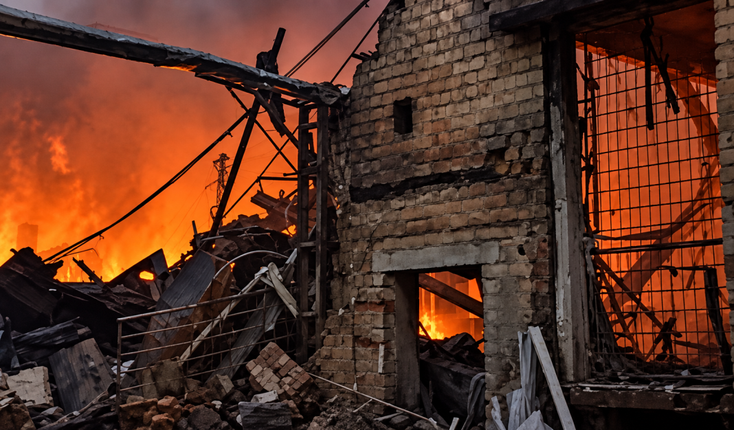 Enhanced photo Dukachi jewellery brand’s production facilities destroyed following a Russian attack