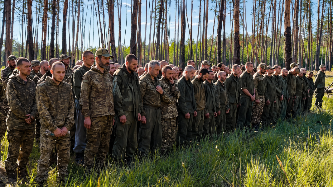 Russian prisoners of war during Operation «Vivaldi»