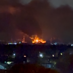 Drones have reached the largest oil depot in the Moscow region: a fire has broken out
