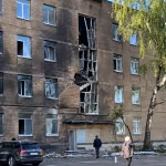 БпЛА влучив у школу на Відрадному в Києві: діти були в укритті