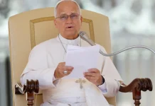 Pope Leo XIV cast his first vote in a US election Pope Leo XIV in his white papal robes