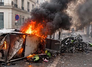 France has been gripped by school pupils’ protests: 24 schools have been vandalised or set on fire Fire and unrest during protests by secondary school pupils in France