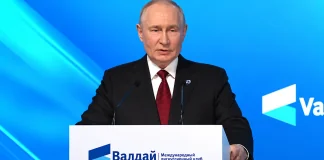 Путін заявив, що Росія «не починала війну»: головне з виступу на «Валдаї» Володимир Путін під час виступу на засіданні дискусійного клубу «Валдай» 1 жовтня 2026 року