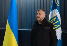 Зеленський призначив Клименка головою Ради з енергобезпеки Ігор Клименко на тлі прапора України та символіки МВС