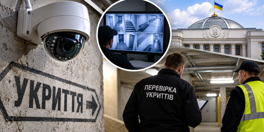 Cameras in shelters in Ukraine: a new draft law from the Verkhovna Rada
