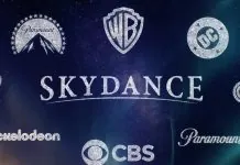 Skydance створює нову медіаімперію: що буде з Warner Bros і Paramount Логотипи Skydance, Paramount, Warner Bros, DC і CBS на спільному промо-зображенні