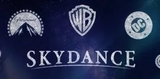 Логотипи Skydance, Paramount, Warner Bros, DC і CBS на спільному промо-зображенні