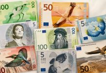This is what the new euro notes might look like: nearly 10 million people have already voted Proposals for a new design for euro banknotes featuring birds and famous Europeans