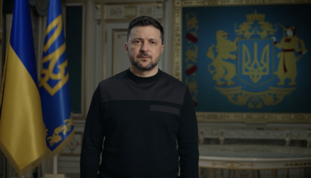 Volodymyr Zelenskyy on the Russian Federation’s attack Volodymyr Zelenskyy during his address