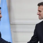 Zelenskyy and Macron discussed air defence during the attack on Kyiv