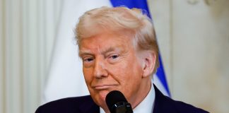 Президент США Дональд Трамп під час виступу в Білому домі