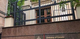 Embassies are drawing up plans to leave Kyiv: where might the diplomats relocate to? The Canadian Embassy building in Kyiv