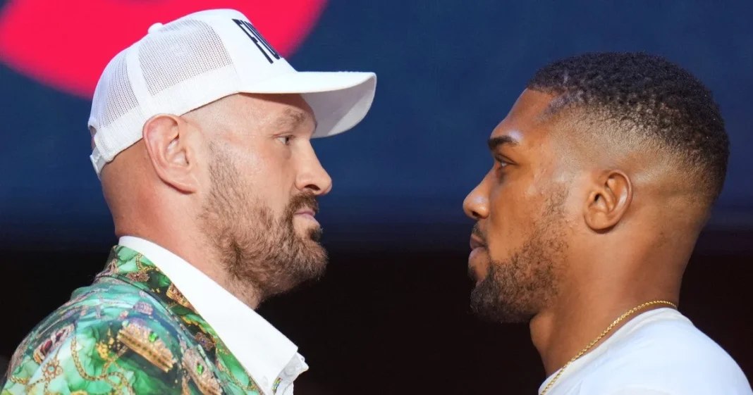 Тайсон Ф’юрі та Ентоні Джошуа перед боєм за титул WBA Super