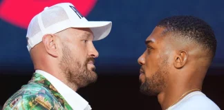 Tyson Fury and Anthony Joshua ahead of their WBA Super title fight