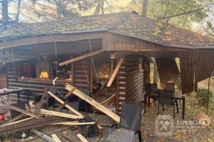 Russian strike on a park in the Kharkiv region: three people killed