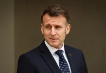 Following the attack on Dnipro, Macron called for increased pressure on Russia French President Emmanuel Macron during an official speech