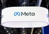 Meta та Snap постануть перед судом через залежність підлітків Великий логотип технологічної компанії Meta