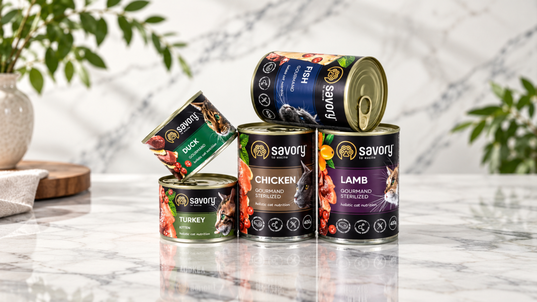 Savory Вологий корм Savory для котів із різними смаками
