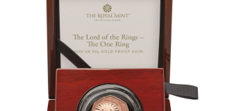 The Royal Mint has issued a 50-pence coin featuring «The Lord of the Rings» and the Eye of Sauron The Royal Mint’s «Lord of the Rings» 50-pence coin in a presentation case