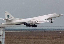 Прилуки стали першою базою Ту-160 — тепер місто зруйнували ракети Х-101 Стратегічний бомбардувальник Ту-160 під час зльоту