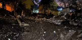 Поки Трамп говорить про завершення війни, Росія вдарила балістикою по Києву Вирва після удару балістикою в Києві