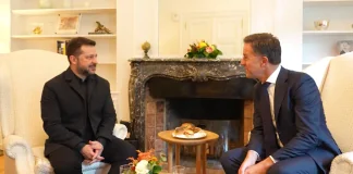 Президент України Володимир Зеленський та генеральний секретар НАТО Марк Рютте