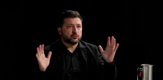 Президент України Володимир Зеленський у чорному костюмі