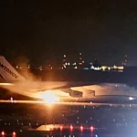 Український Ан-124 «Руслан» загорівся під час посадки в Японії