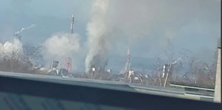 Drones are once again attacking the Russian chemical giant «Uralchem» The Azot plant in Berezniki, Perm Krai, Russian Federation