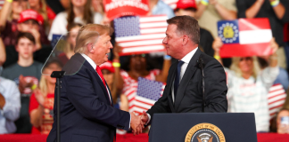 Donald Trump and Audi CEO Gernot Delner