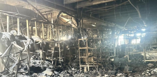 Russia has destroyed the main «Omega Telecom» hub in Kyiv The devastated Omega Telecom premises in Kyiv following the Russian attack