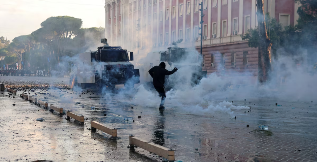 Clashes in Albania