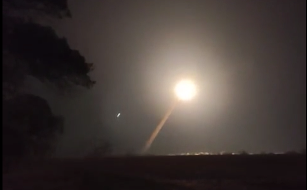 FP-7 during a night-time launch A Ukrainian FP-7 tactical ballistic missile during a night-time launch