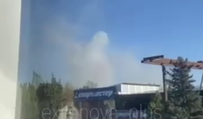 Energy A still from the alleged attack on the «Energia» plant in Yelets