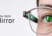 Окуляри TDK з технологією Meta-Optic Mirror для проєкції зображення прямо на сітківку