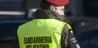 In Poland, three people were taken to hospital after the envelope was opened Military gendarme