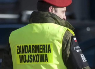 In Poland, three people were taken to hospital after the envelope was opened Military gendarme