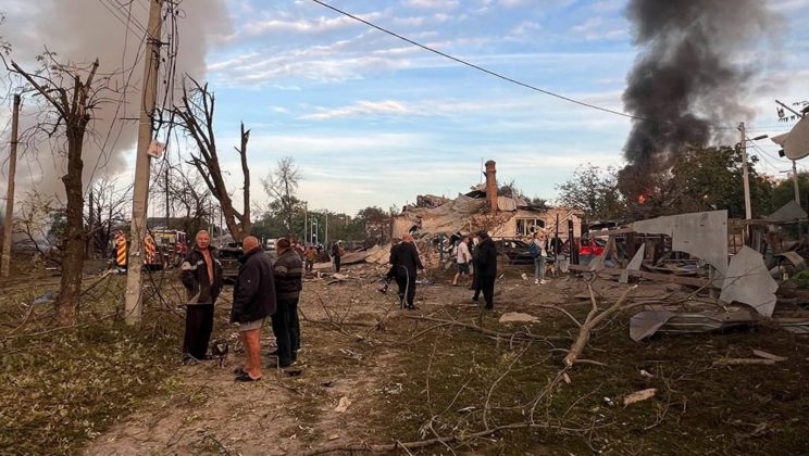 Destruction of residential buildings