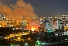 Центр Бєлгорода у вогні: після масованої атаки дронів є загиблий і поранені Масштабна нічна пожежа в центрі російського Бєлгорода