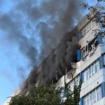 Удар по «Укртелекому» в Дніпрі: після влучання спалахнула пожежа