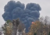 У Калінінградській області розбився російський винищувач Су-30СМ Густий чорний дим здіймається над деревами після ймовірного падіння російського винищувача Су-30СМ у Калінінградській області.