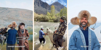 Footage from Mongolia during Trump Jr’s hunting trip