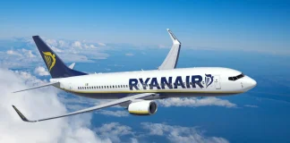 A Ryanair passenger was detained for vaping on a plane