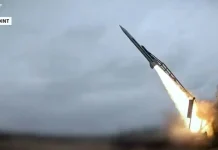 Запуск української балістичної ракети FP-7 компанії Fire Point під час випробувань