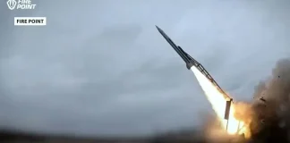 Launch of Fire Point’s Ukrainian FP-7 ballistic missile during testing