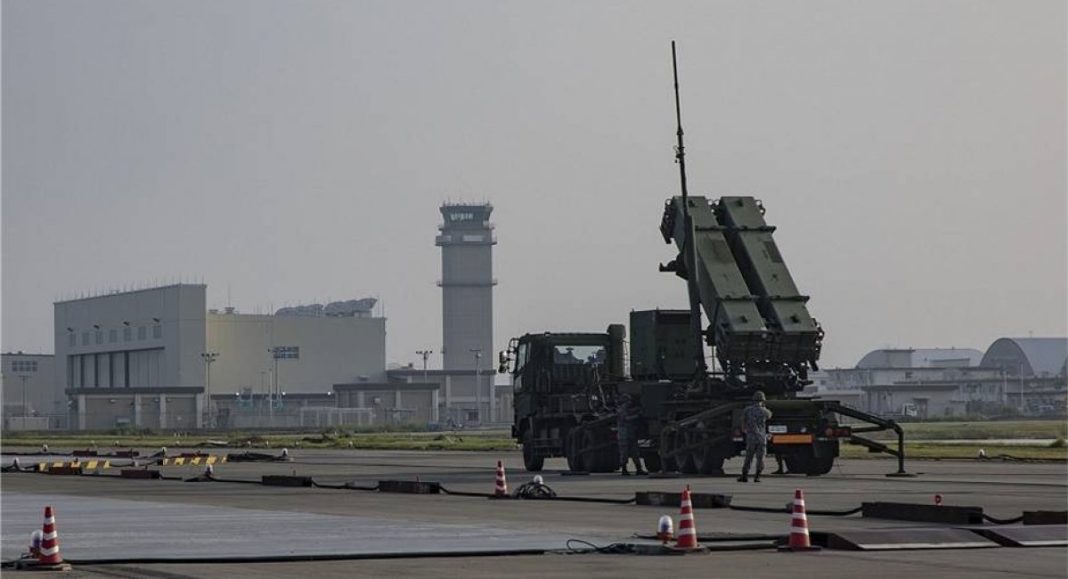 bc7669cb264d210d A launch unit of the Patriot air defence missile system at a military airfield