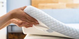 A mattress topper to even out and soften the sleeping surface